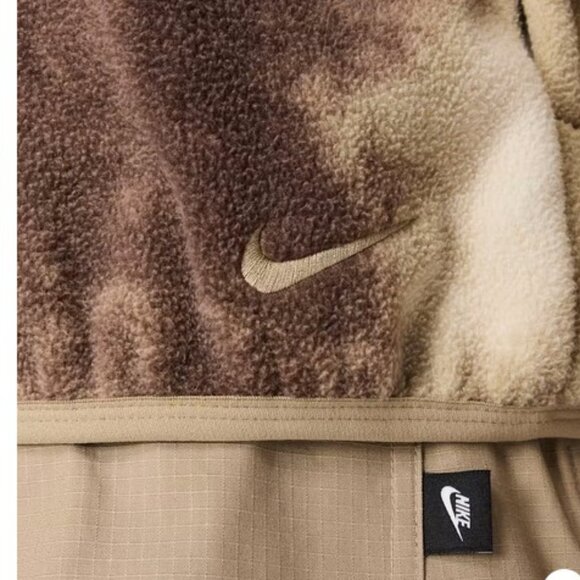 New Nike Club Open Air Men's 1/2-Zip Pullover Size XXL Top Khaki HV4628-247 - Picture 5 of 5